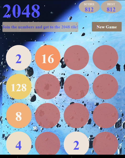 2048 Space Style